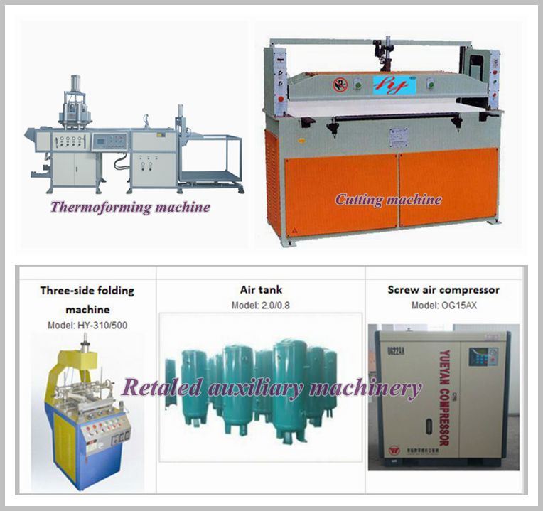 Plastic Fast-Food Tray and Lid Thermoforming Machine