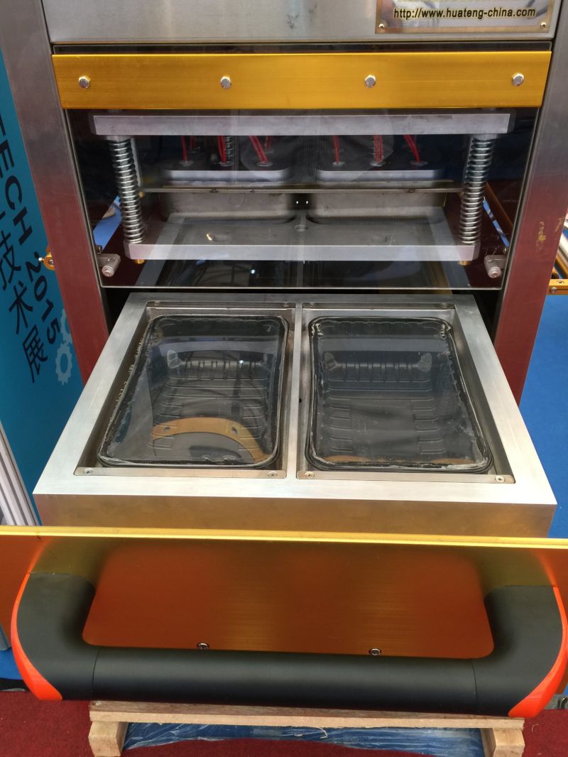 Food Vacuum Modified Atmosphere Packaging Machine for Plastic Cup and Tray