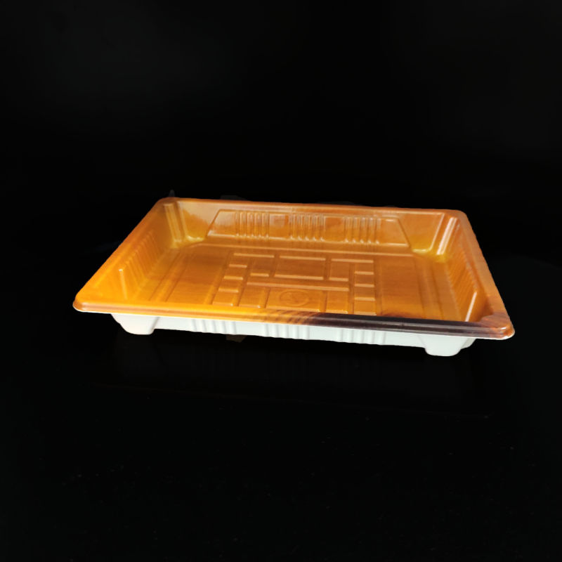 Set of  Four Sushi Packaging Boxes Sushi Tray With Lid