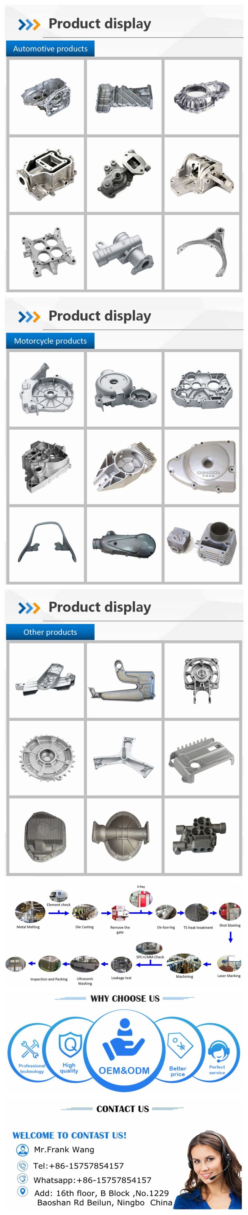 Die Casting Products Aluminum Die Casting Finishing Parts Die Casting Mould Products