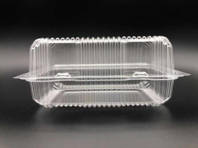 Transparent Rectangular PVC Blister Food Tray, OEM Size/Dimension
