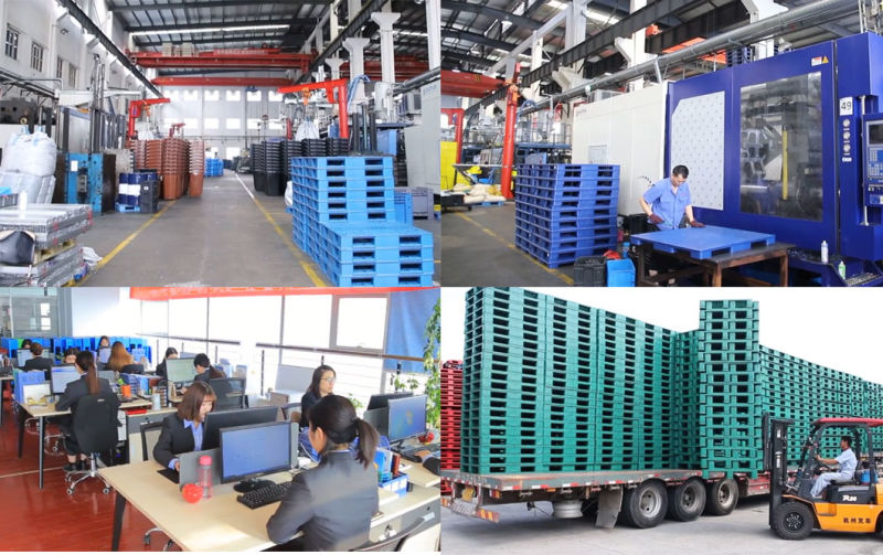 Stackable 9legs Grid Surface Plastic Tray/Pallet for Industry Storage