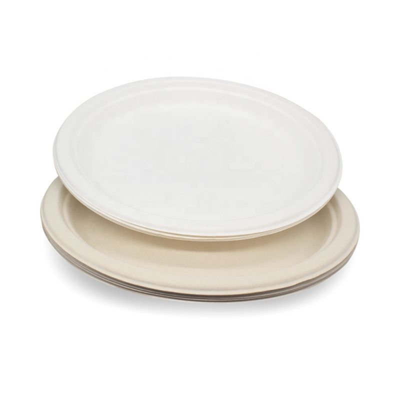 PLA Eco-Friendly Biodegradable Disposable Round Dishes