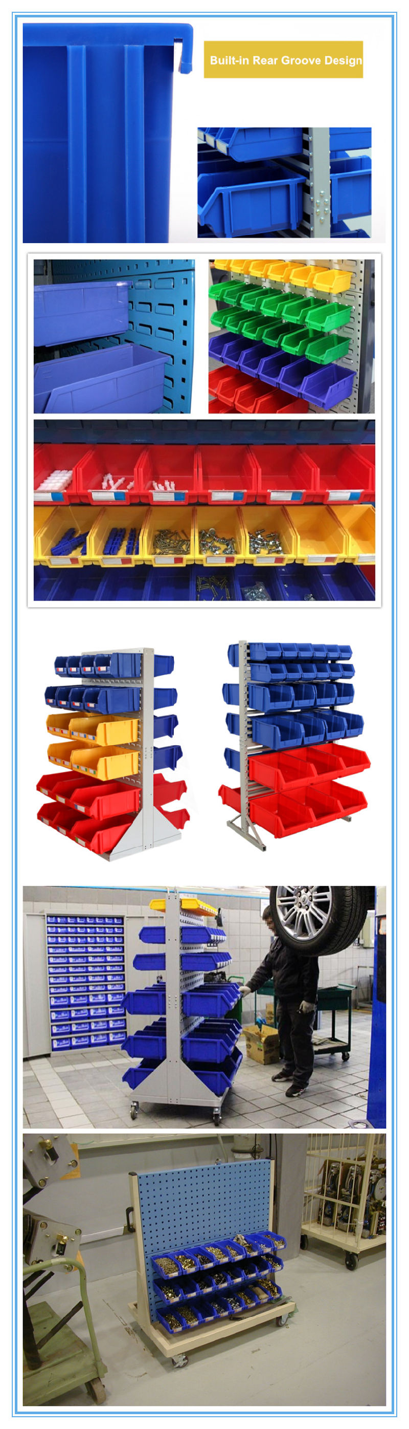 Plastic Hardware Storage and Picking Bins for Sale (PK013)