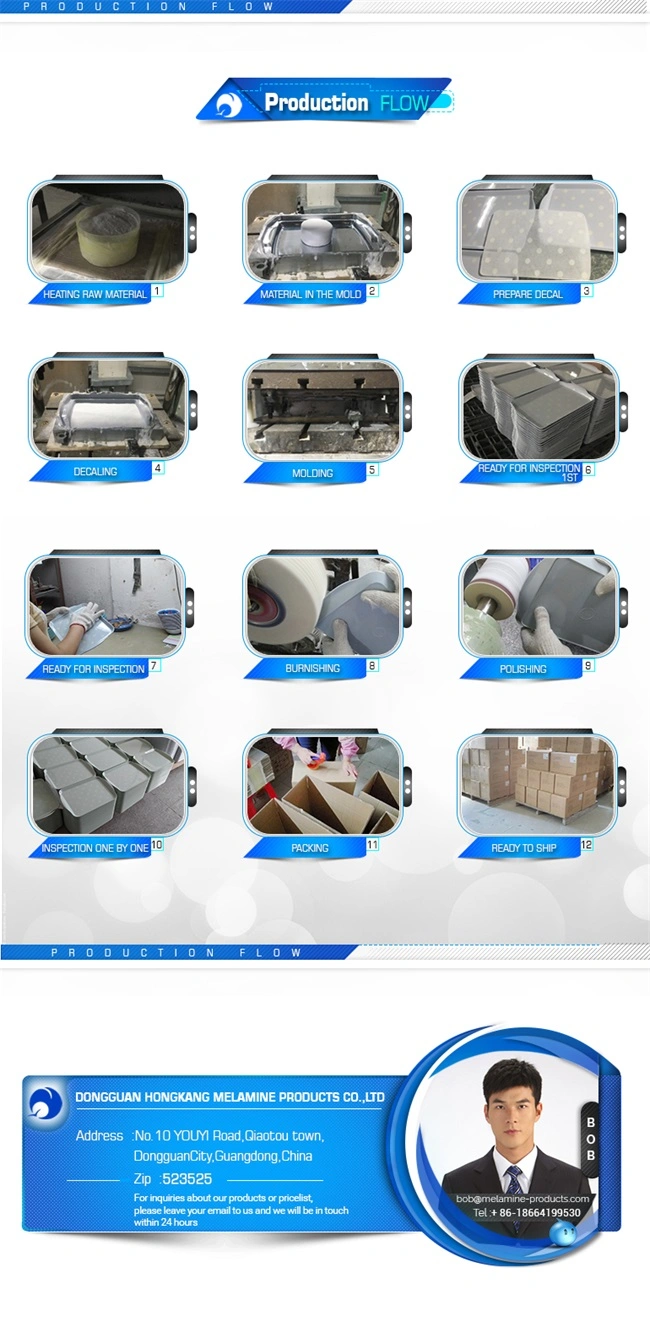 Printing Plastic Cafeteria Melamine Serving Trays