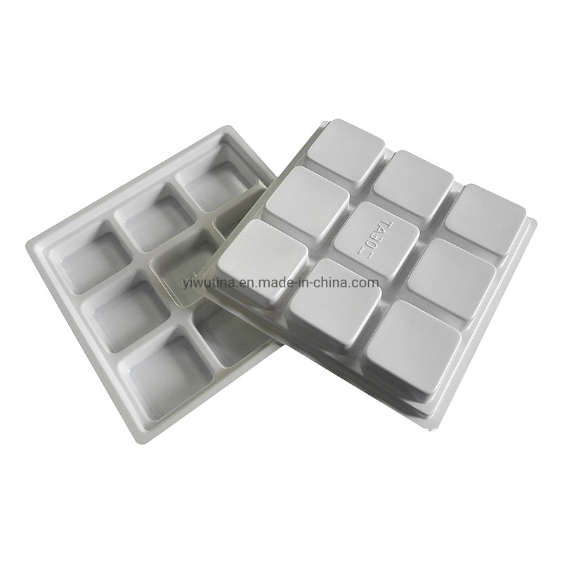 Disposable Pet Packing Container Transparent Plastic Blister Insert Chocolate Tray