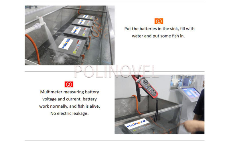 Polinovel Factory Wholesale Price 12V 60AMP Hour Deep Cycle Solar Lithium Battery LiFePO4 60ah