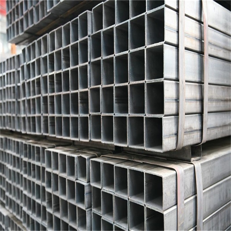 Mild Steel Rectangular Pipes, Hot Dipped Galvanized Square Tube / Rectangular Hollow Section