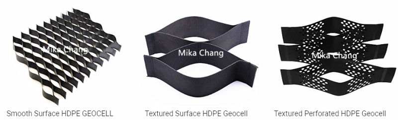 Smooth and Textured Surface Plastic HDPE Geocell for Shallow Riverway