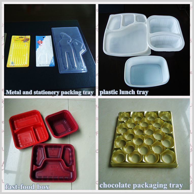 Plastic Fast-Food Tray and Lid Thermoforming Machine