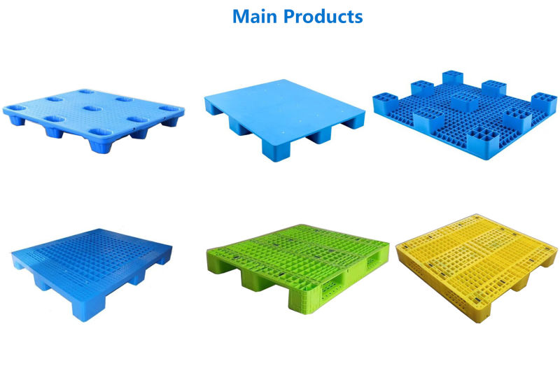 Heavy Duty Large Stackable Single Sides HDPE Plastic Pallet for Sale