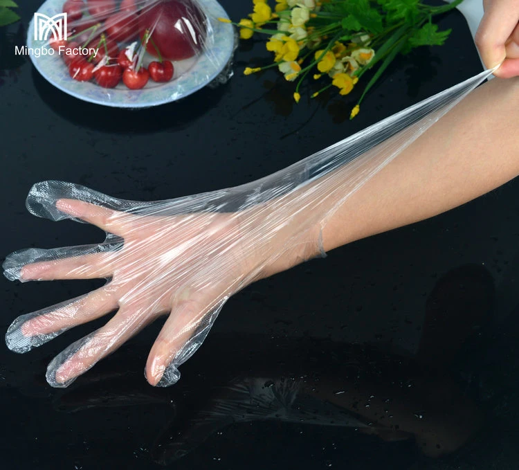 Roast Chicken Hand Protection Use Disposable Plastic PE HDPE Food Eating Gloves