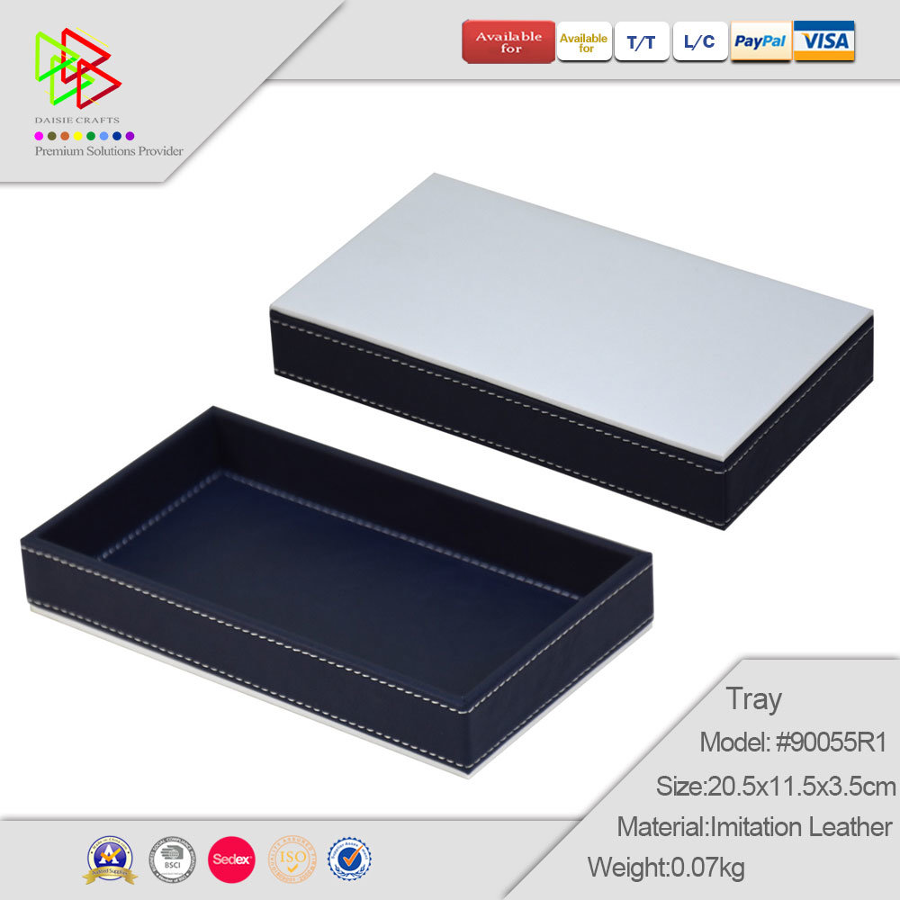 Serving Trays Outlet High Quality Leather Vanity Tray at Home