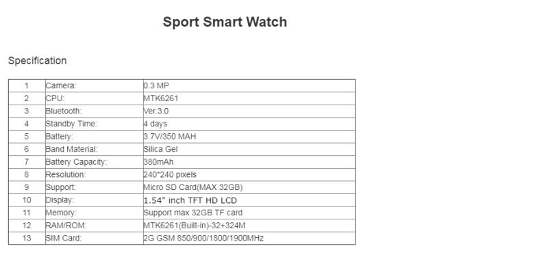 2019 Hot Sale Good Quality Bluetooth Smart Watch A1 Smart Watch for Sports