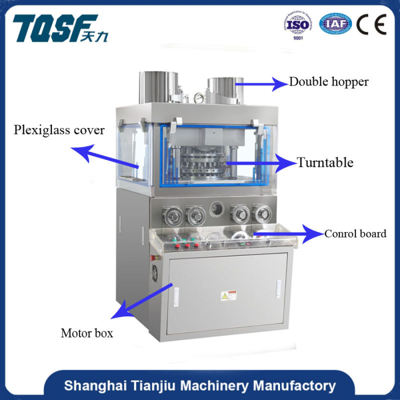 Zpw-31 Rotary Tablet Press Machine with B Tooling Mold