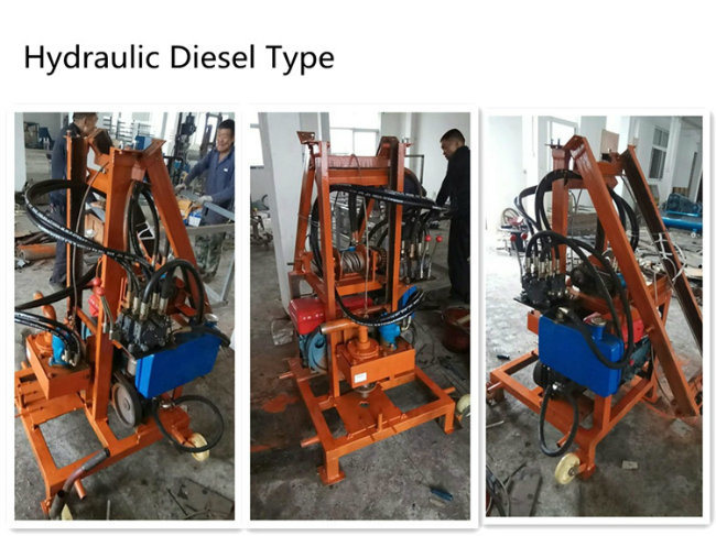 Chinese Popular Portable Small Deep Water Well Drilling Rig