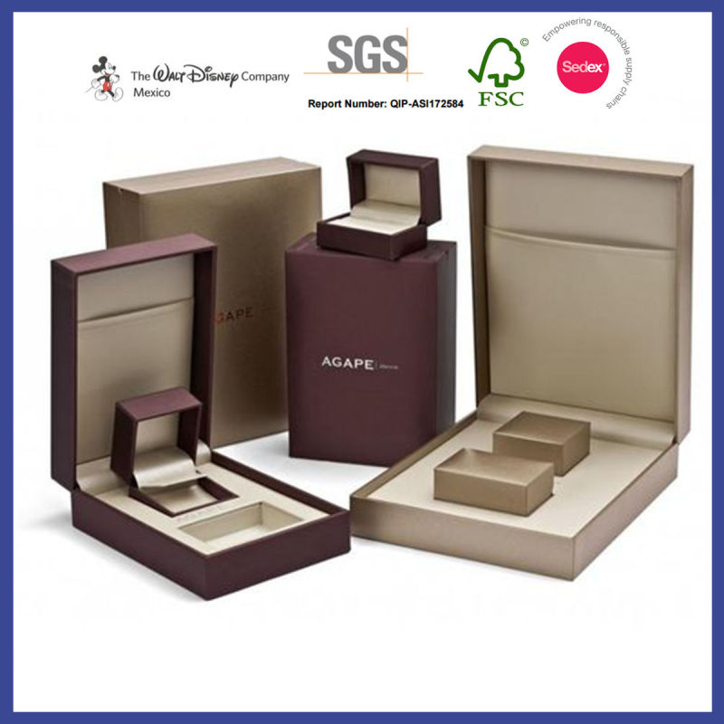 Customized High-End Jewelry Packaging Box Gift Box Packaging with Inner Tray