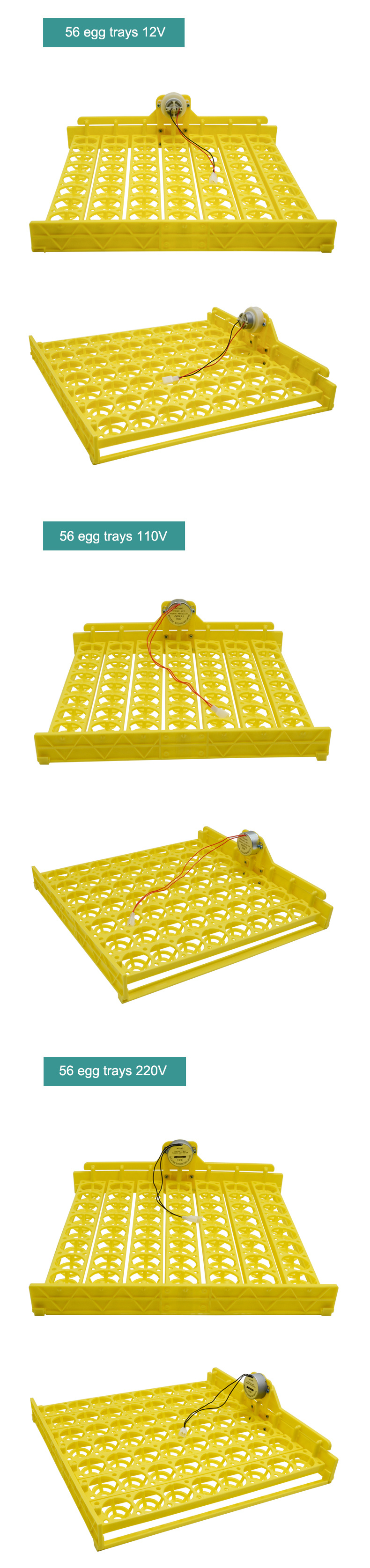 56 Eggs Plastic Egg Tray Incubator Spare Parts