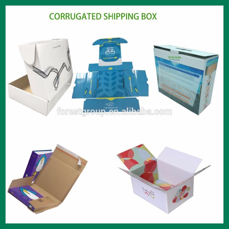 Corrugated Packaging Paper Box for Gift Shipping with Handles
