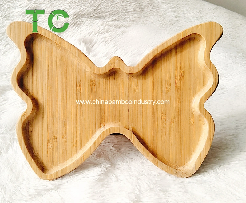 Animal Shaped Bamboo Serving Platters Plates