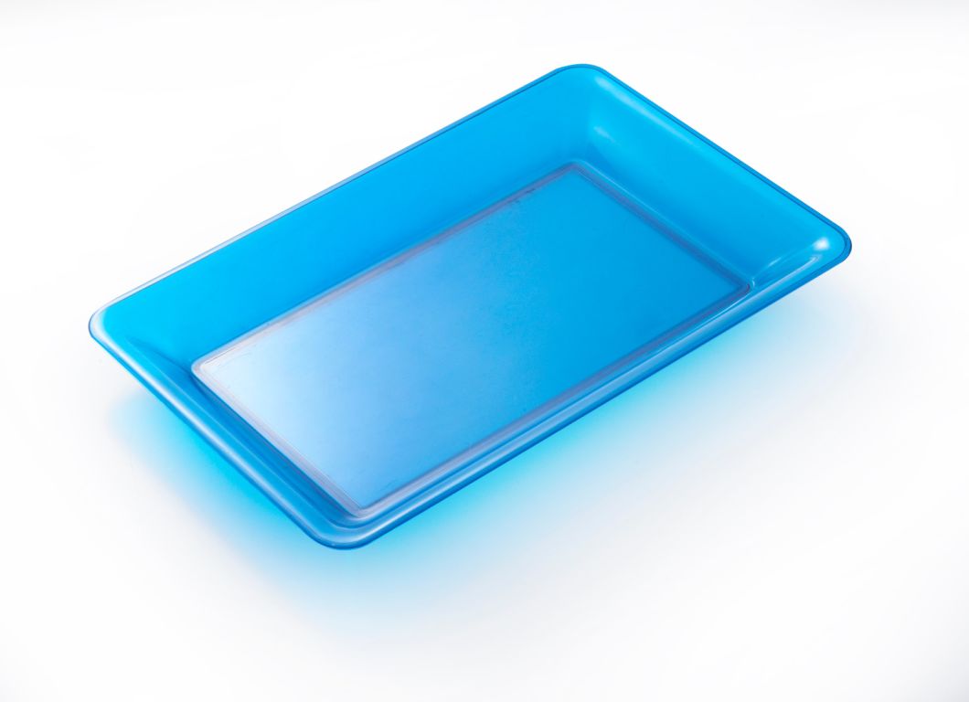 Party Decorations Large Clear Transparent Plastic Hollow Acrylic Serving Trays