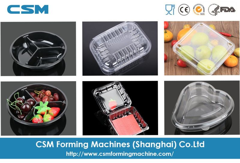 Auto Plastic Packing Tray Plate Thermoplastic Vacuum Forming Machine