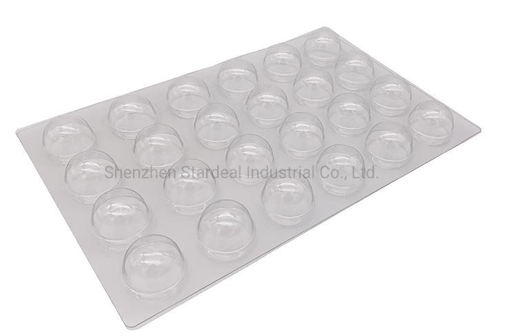 Chocolate Truffle Clear Plastic Blister Insert Tray
