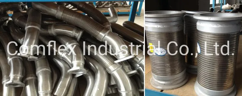 High Quality Stripwound Ss 304 Flexible Metal Interlock Hose / Exhaust Pipe#