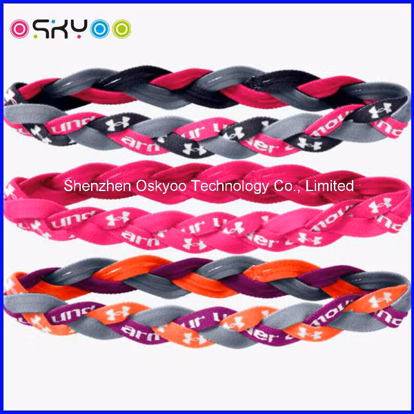 Stretch Headbands for Girls Plaited Stretch Headwear Sports Braided Hairband