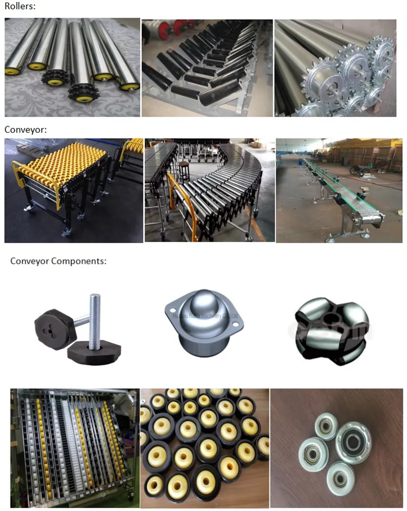 Stainless Steel Motorized Flexible Extendable Roller Conveyor for Industry