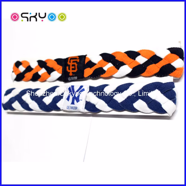 Stretch Headbands for Girls Plaited Stretch Headwear Sports Braided Hairband