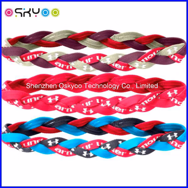 Stretch Headbands for Girls Plaited Stretch Headwear Sports Braided Hairband