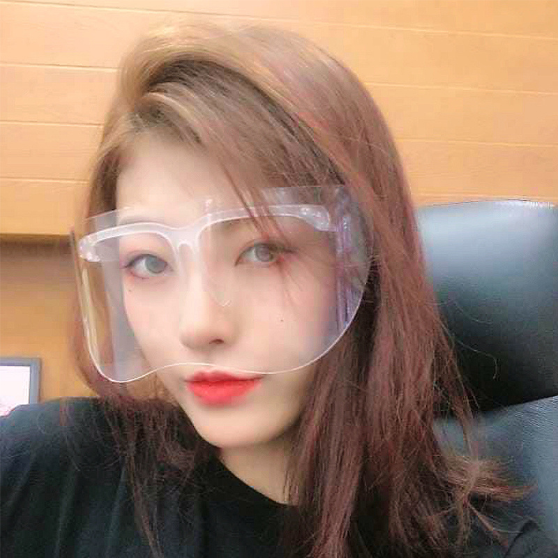 Fashion Women Big Frame Flat Top Eye Visor Eyeshield Visor Glasses Sunglasses