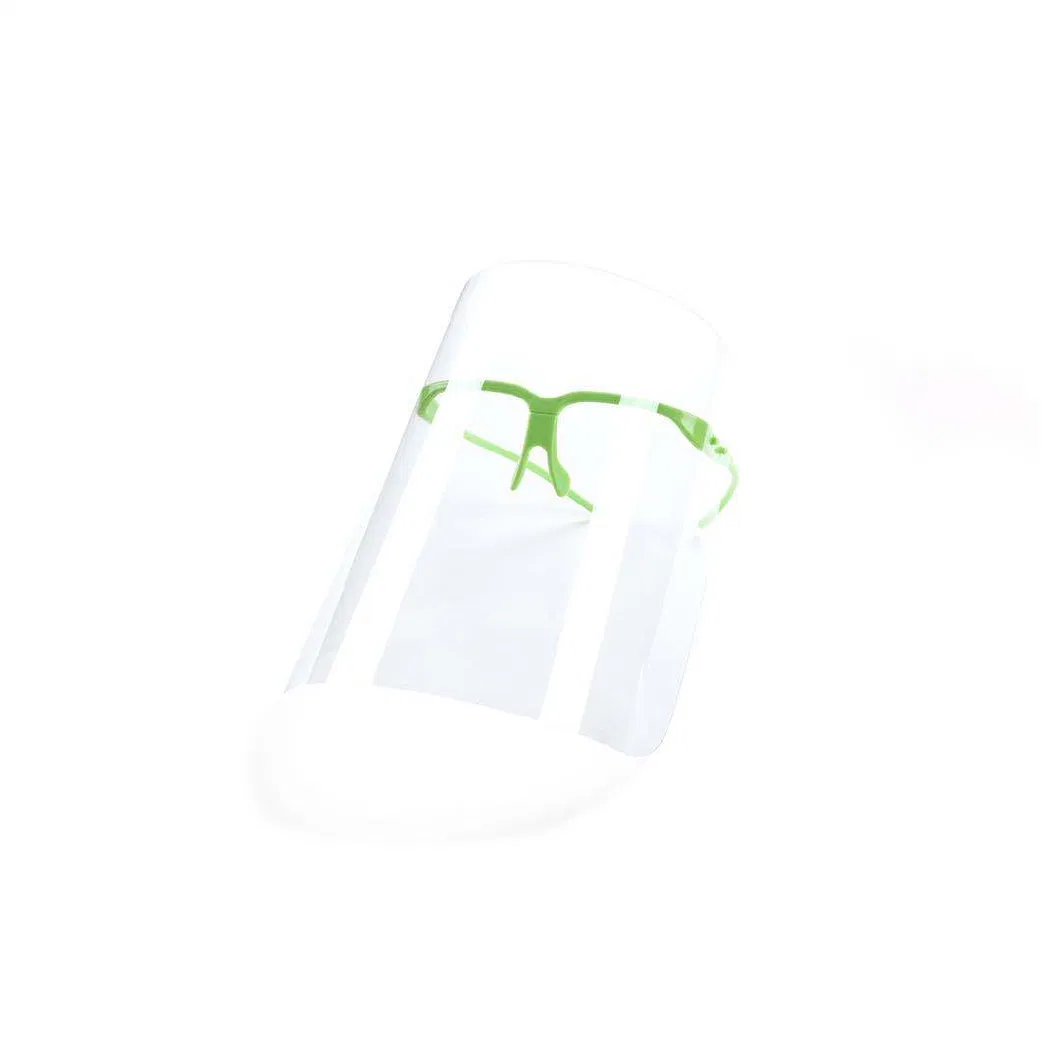 Plastic Transparent Protection Eye Visor Full Cove Plastic Clear Visors Face Shield with Glasses