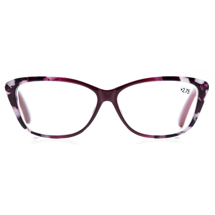 Retro Colorful Women Reading Glasses Cheap Wholesaler Plastic Reading Eyewear 100 to 400 Degree Optical Eyeglasses