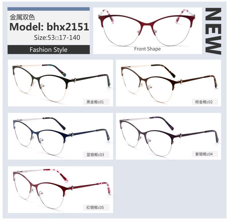 Good Design Model Optical Frame Spectacle Metal Wholesale Eyewear