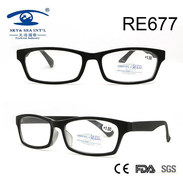 Vintage Fashion High Quality Plastic Reading Glasses (RE677)