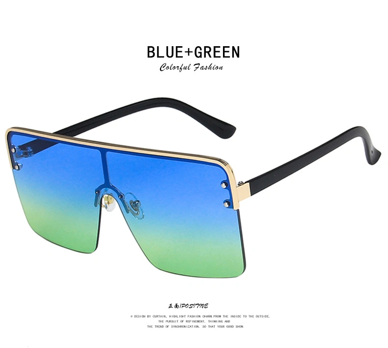 Wholesale Cheap New Model Men Women Colorful Rimless Square Sunglasses