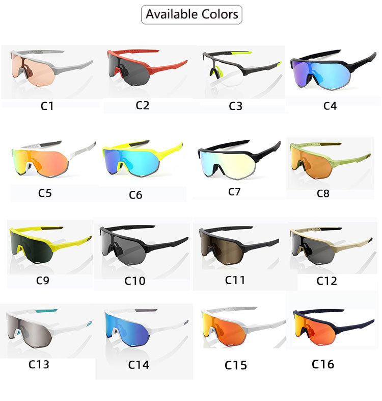 Wholesale Colorful Cycling Glasses Polarized Outdoor Sports Sunglasses