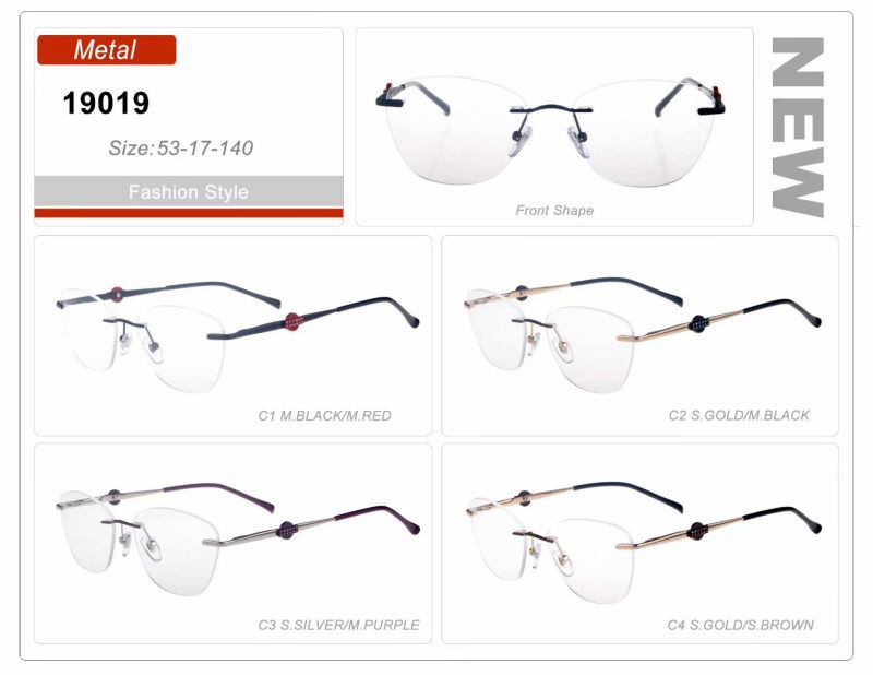 New Fashion Optical Frames Metal Glasses Unisex Glasses