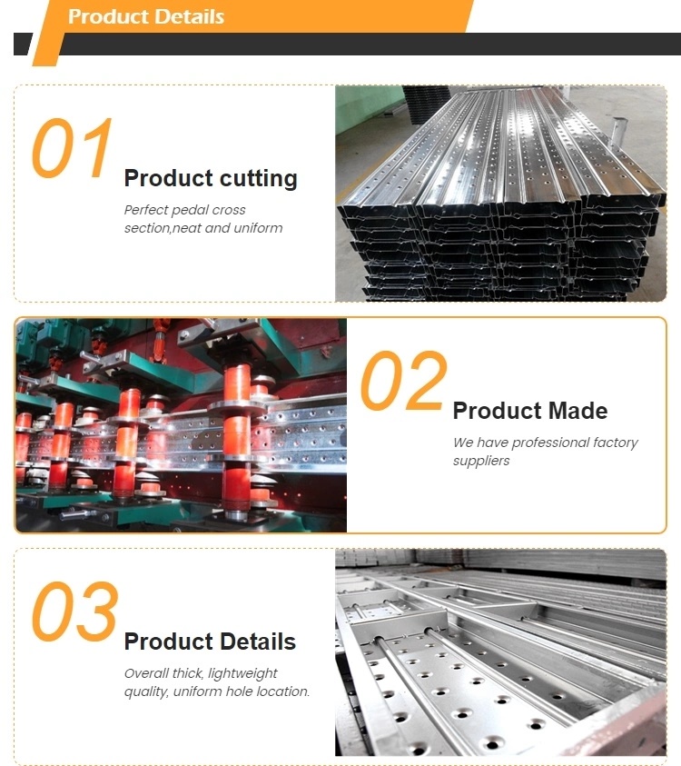Galvanized Steel Plank & Stair Case Scaffold Platform Boards Trestle Scaffold Props