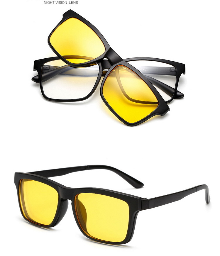 Magnetic Clip on Sunglasses of Polarized Clip on and Sunglasses
