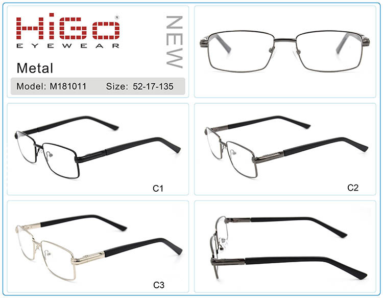 New Model Fashionable Spectacles Metal Glasses Optical Eyewear Frames Manufacturers in China