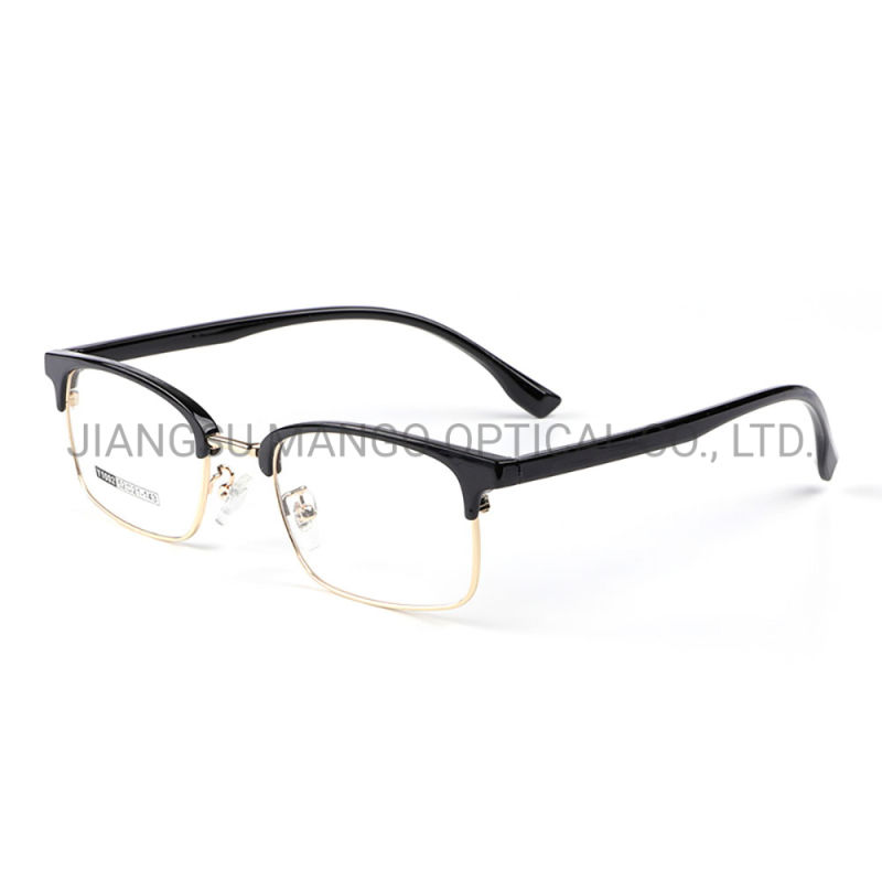 Classic Black Eyebrow Glasses Metal Frame Eyewear Eyeglass