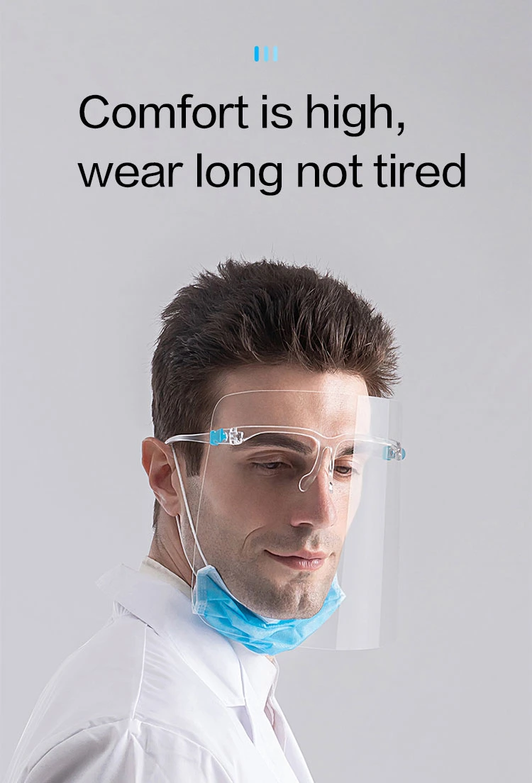 Anti-Fog Splash-Proof with Spectacle Frames Adjustable Good Quality