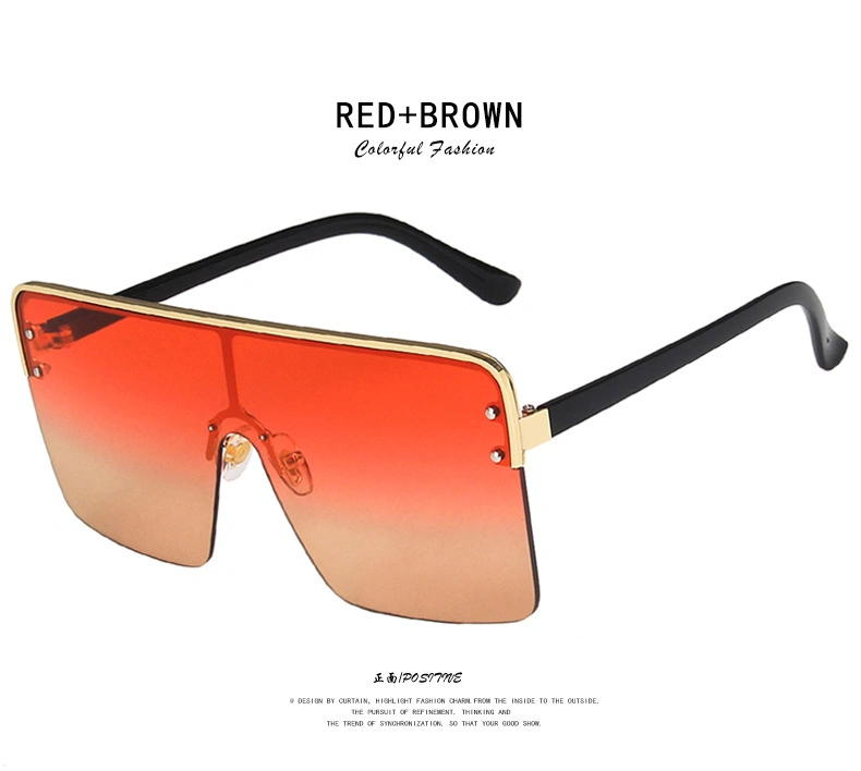 Wholesale Cheap New Model Men Women Colorful Rimless Square Sunglasses