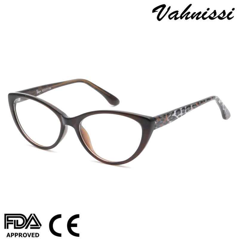 Italy Designer Cat Eye Optical Spectacle Frames for Women