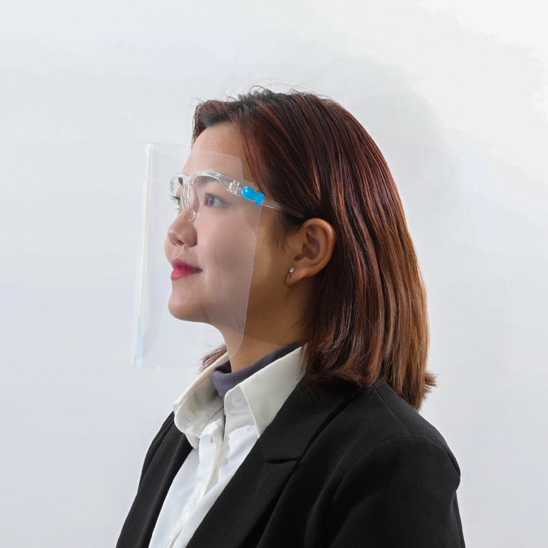 High Quality Clear Faceshield Glasses Plastic Safety Face Shield