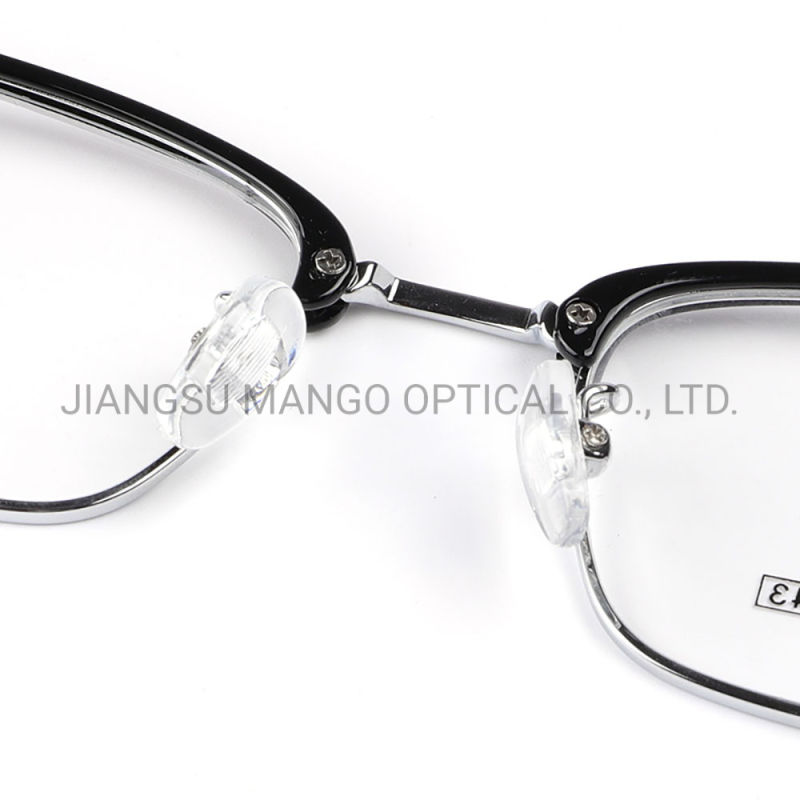 Classic Black Eyebrow Glasses Metal Frame Eyewear Eyeglass