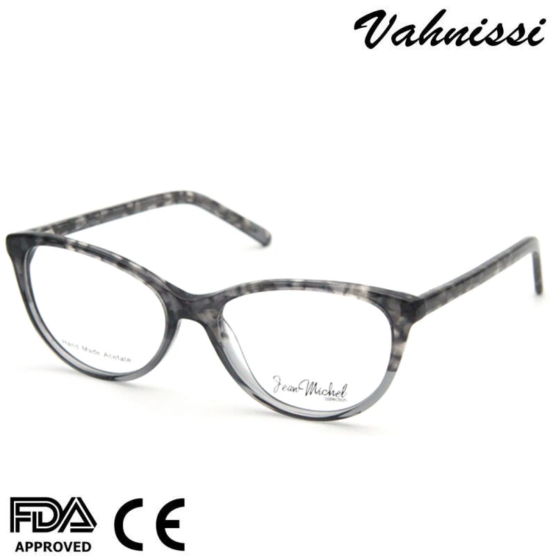 2021 USA Market Brand Tortoise Color Women Cat Eye Acetate Eyewear Glasses Frame